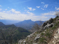Vue sur le mont Granier - Chartreuse